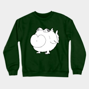 BEHOLD ... A PIBBLY FISH Crewneck Sweatshirt